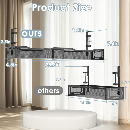 25 Clamp-Mount Cable Tray