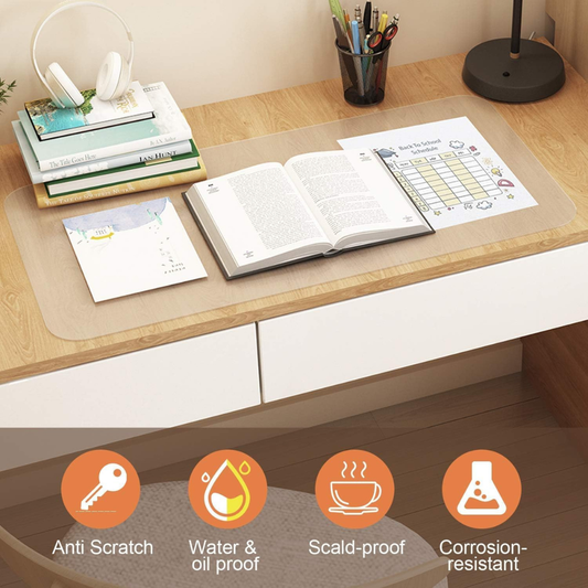 Clear PVC Desk Protector Mat