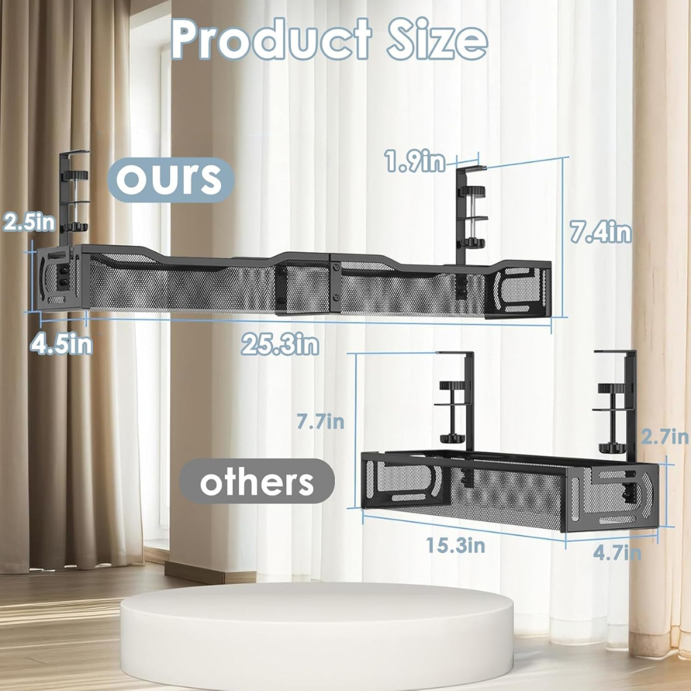 25 Clamp-Mount Cable Tray