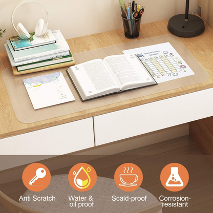 Clear PVC Desk Protector Mat