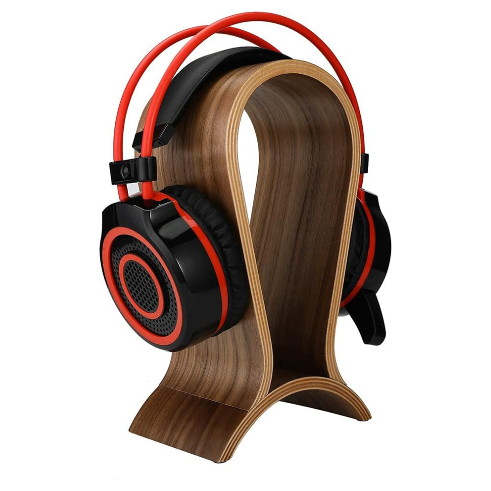 Walnut Wood Headphone Stand