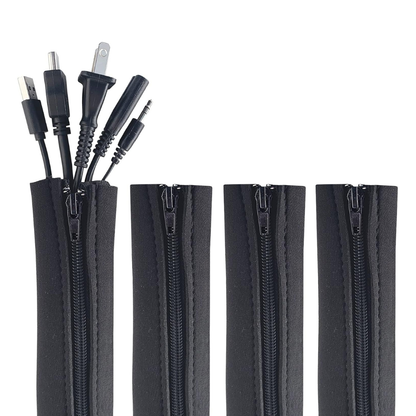Zipper Cable Sleeve 4-Pack